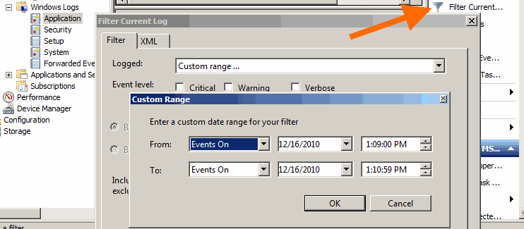Windows’ Event Log Filtering