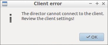 Something is Wrong in the Client Configuration