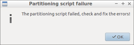 Partitioning Failure