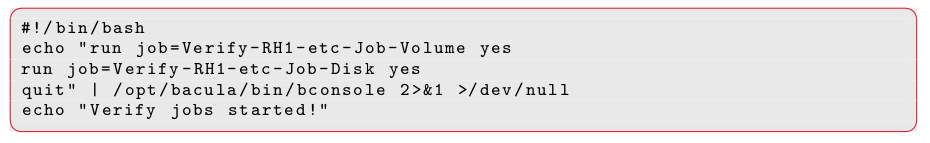 Script to Execute Jobs through bconsole